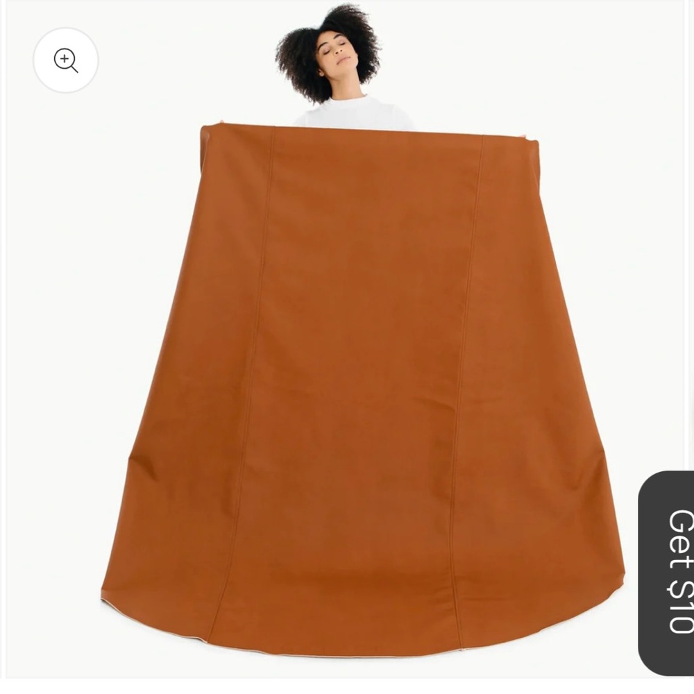 NWT leather Gathre maxi mat for play, lounging picnics, summer, boho, festival